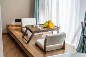Posezení v ubytování 山田心精品民宿 Valley Heart Inn