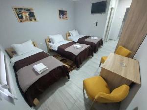Postel nebo postele na pokoji v ubytování Smestaj & Spa Protić