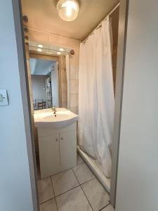 Koupelna v ubytování Chambre cosy