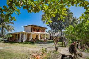 Rinjani Eco Villa Senaru外面的花园