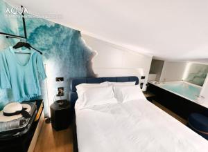 Postel nebo postele na pokoji v ubytování Amamare Luxury Room