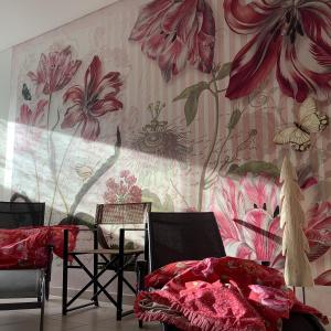 Posezení v ubytování B&B Apart Hotel Goldener Hahn - nahe an Gartenschau Tal X