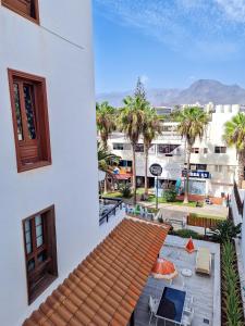 En generel udsigt til bjerge eller udsigt til bjerge taget fra lejligheden