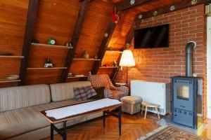TV a/nebo společenská místnost v ubytování Pet-Friendly - Planinska Vikendica Međurečje