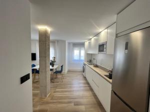 Η κουζίνα ή μικρή κουζίνα στο Apartamento Juan Robledo en centro ciudad