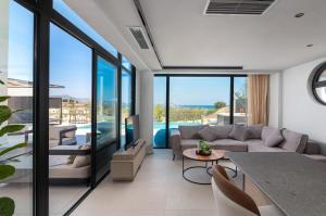 Posezení v ubytování Trapezia Luxury Living