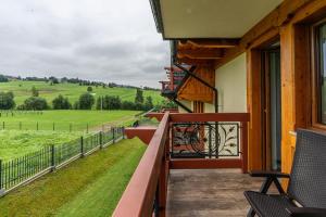 Balkón nebo terasa v ubytování ApartHotel Tatry de Luxe FizjoMedical & Spa