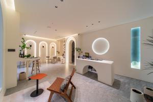 Un lugar para sentarse en Pingtan Tannanwan Hailanju Guesthouse