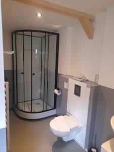 Koupelna v ubytování Ferienhaus Kolbnitz