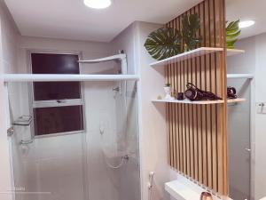 Koupelna v ubytování Confort Home + 5 fotografií