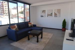 TV a/nebo společenská místnost v ubytování Hermoso departamento con vista panoramica