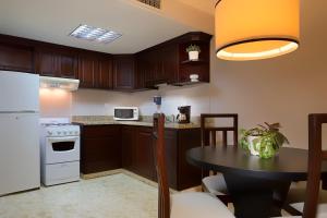 Kuchyň nebo kuchyňský kout v ubytování Plaza Florida Suites