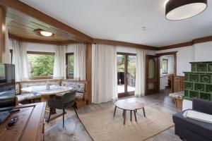 Posezení v ubytování Alpine View Apartments