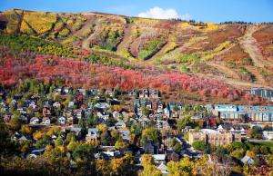an autumn view of a small town in the mountains at Black Rock Ridge 14544 in Kamas +58 photos