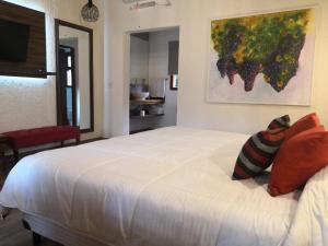 Cama ou camas em um quarto em Pilgrim's Rest - Descanso del Peregrino
