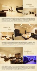 KottaraHotel Emerald Gardens的卧室和酒店房间照片的拼合