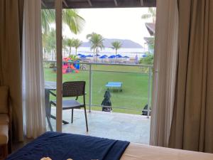 Cama ou camas em um quarto em Beach Hotel Juquehy