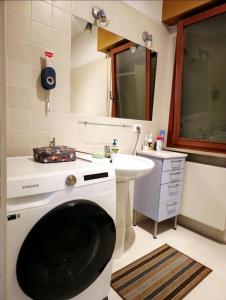 Koupelna v ubytování Casa GopNa
