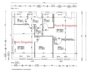 Κάτοψη του Ferienwohnung Rosengarten am Pfarrgarten Starkow +11 φωτογραφίες