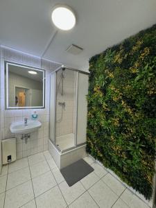 Bilik mandi di Apartment in zentraler Lage No 3