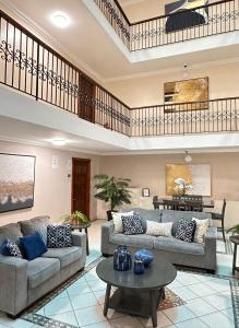 A seating area at Hotel Andros