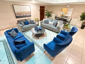A seating area at Hotel Andros