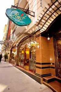 Certifikát, hodnocení, plakát nebo jiný dokument vystavený v ubytování Rast Hotel Sultanahmet