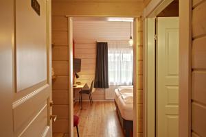 Postel nebo postele na pokoji v ubytování Hotel Breiddalsvik