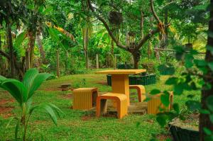 Taman di luar Machcha Lodge Sigiriya
