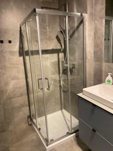 Ванная комната в Apartament Wrocław, centrum, SPA i siłownia
