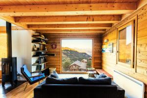 O zonă de relaxare la Chalet Le Rey - CHALET LE REY MAE-9941