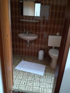Koupelna v ubytování Appartement Pension Feist