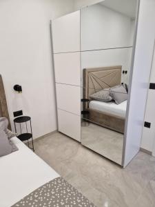 Posteľ alebo postele v izbe v ubytovaní Lavanda Centar Makarska