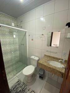 Koupelna v ubytování Pousada Villa Real Paraty - Localização e café da manhã EXCELENTES"