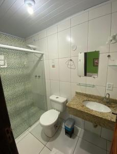 Koupelna v ubytování Pousada Villa Real Paraty - Localização e café da manhã EXCELENTES"