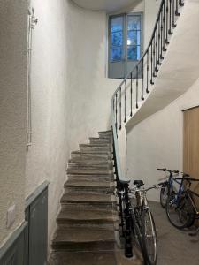 Cykling ved Paradis calme en plein centre ville eller i nærheden