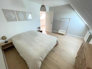 Un ou plusieurs lits dans un hébergement de l'établissement Vacation home in Etaples - near to Le Touquet