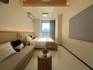 Postel nebo postele na pokoji v ubytování Dream Inn Hotel Beijing