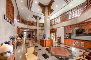 Kuchyň nebo kuchyňský kout v ubytování Oriental Palace Apartments Hanoi