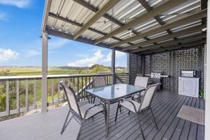 Balkón nebo terasa v ubytování Cute Cottage with a View