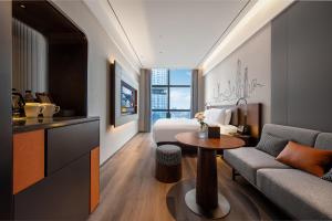 Posezení v ubytování UrCove by Hyatt Shenzhen Bay Nanyou