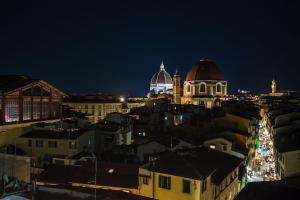 Nespecifikovaný výhled na destinaci Florencie nebo výhled na město při pohledu z hotelu
