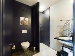 Vannituba majutusasutuses modernes Studio an bester Lage