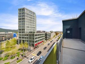Nespecifikovaný výhled na destinaci Aarau nebo výhled na město při pohledu z apartmánu