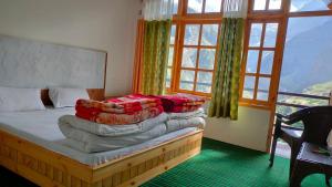 Bros Hostel & Cafe, Sissu客房内的一张或多张床位