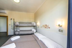 Posteľ alebo postele v izbe v ubytovaní Hotel La Siesta