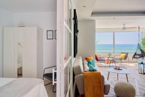 Posezení v ubytování EDEN Beach Apartment