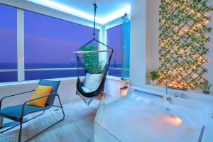 Posezení v ubytování EDEN Beach Apartment