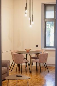 Posezení v ubytování Bloom Downtown Suites