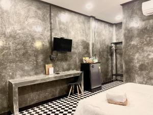 TV a/nebo společenská místnost v ubytování Baankao Resort Rayong